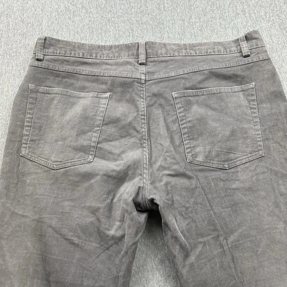 Brooks Brothers Pants Mens 36X30 Gray Corduroy Cotton Flat Front‎